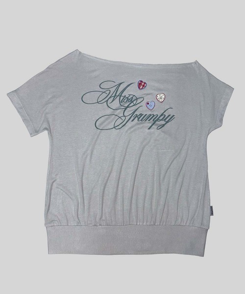 SCULPTOR(スカルプター)の「Miss Grumpy Tee(Tシャツ/カットソー・レディース・オートミール/ホワイト/ブルー・SMALL/LARGE/MEDIUM)」の10枚目の写真