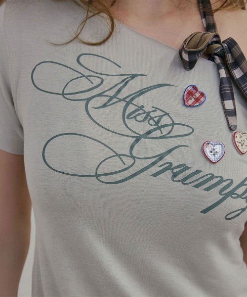SCULPTOR(スカルプター)の「Miss Grumpy Tee(Tシャツ/カットソー・レディース・オートミール/ホワイト/ブルー・SMALL/LARGE/MEDIUM)」の13枚目の写真