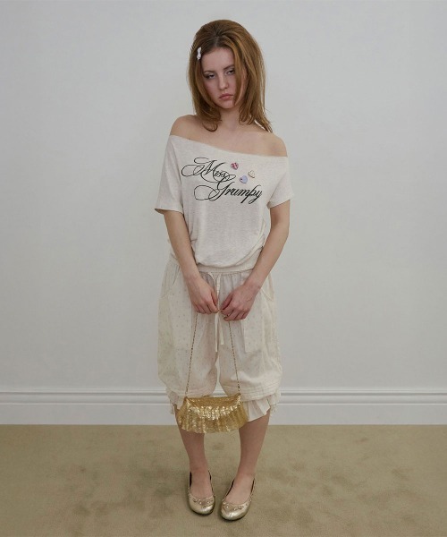 SCULPTOR(スカルプター)の「Miss Grumpy Tee(Tシャツ/カットソー・レディース・オートミール/ホワイト/ブルー・SMALL/LARGE/MEDIUM)」の8枚目の写真