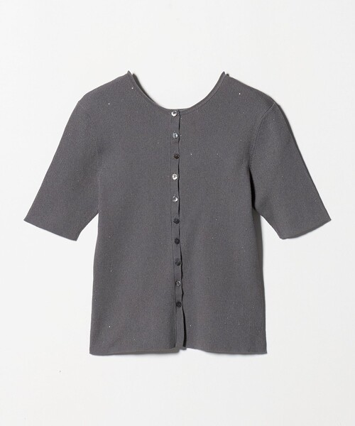 BEAUTY&YOUTH UNITED ARROWS(ビューティーアンドユースユナイテッドアローズ)の「スパンコール ハーフスリーブ 2WAYカーディガン ウォッシャブル(カーディガン/ボレロ・レディース・シャーベット/オフホワイト/ダークグレー・FREE)」の17枚目の写真
