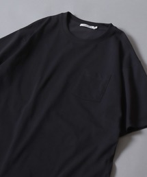 Dry-Touch Cotton Pocket T-Shirt / 【吸水速乾 綿100％】ドライコットン 胸ポケット 半袖 無地T メンズ レディース トップス 春夏 カットソー 無地 シンプル