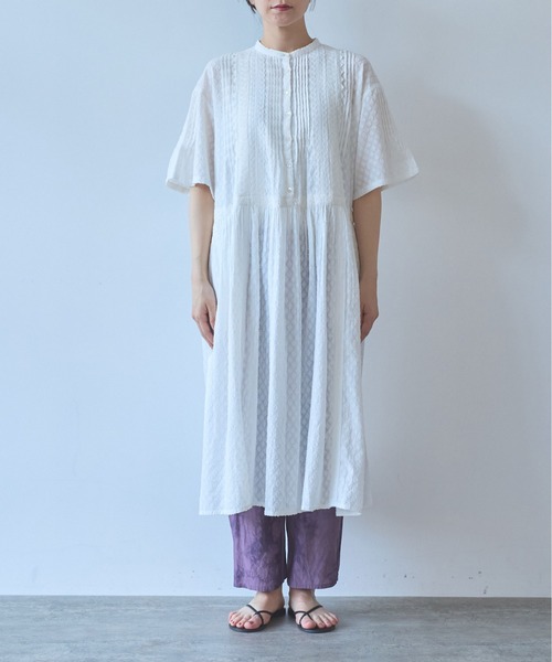 yuni(ユニ )の「△Flower JQ×lace one-piece(ワンピース・レディース・ホワイト・FREE)」の8枚目の写真