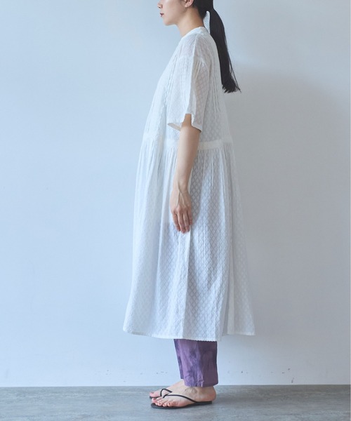 yuni(ユニ )の「△Flower JQ×lace one-piece(ワンピース・レディース・ホワイト・FREE)」の9枚目の写真