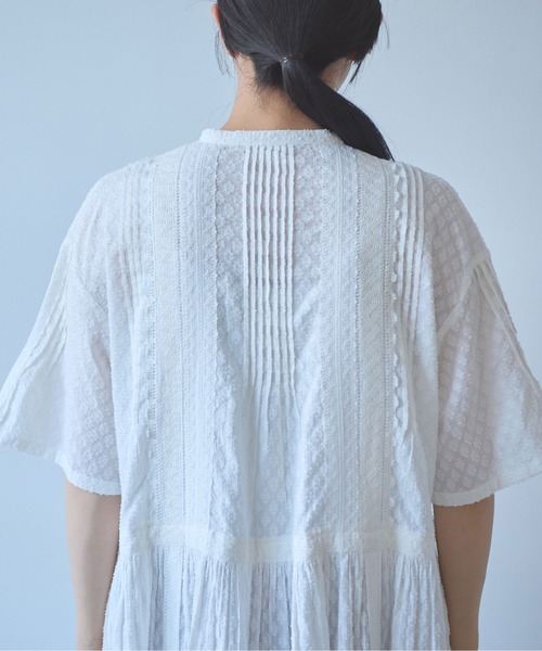 yuni(ユニ )の「△Flower JQ×lace one-piece(ワンピース・レディース・ホワイト・FREE)」の15枚目の写真