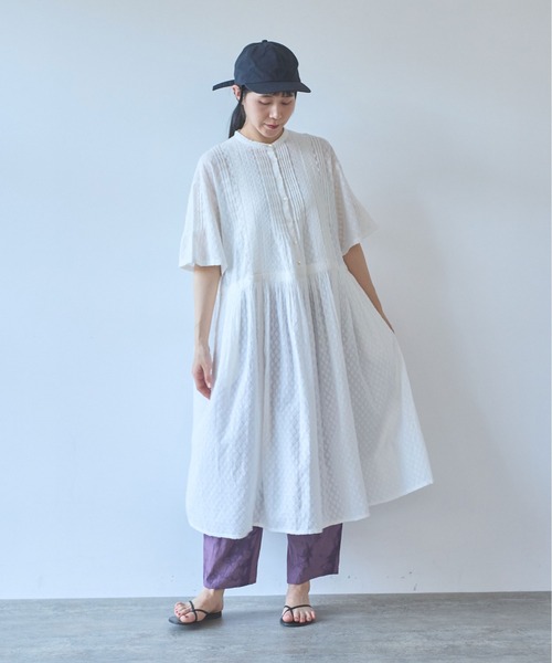 yuni(ユニ )の「△Flower JQ×lace one-piece(ワンピース・レディース・ホワイト・FREE)」の5枚目の写真