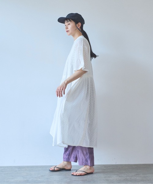 yuni(ユニ )の「△Flower JQ×lace one-piece(ワンピース・レディース・ホワイト・FREE)」の6枚目の写真