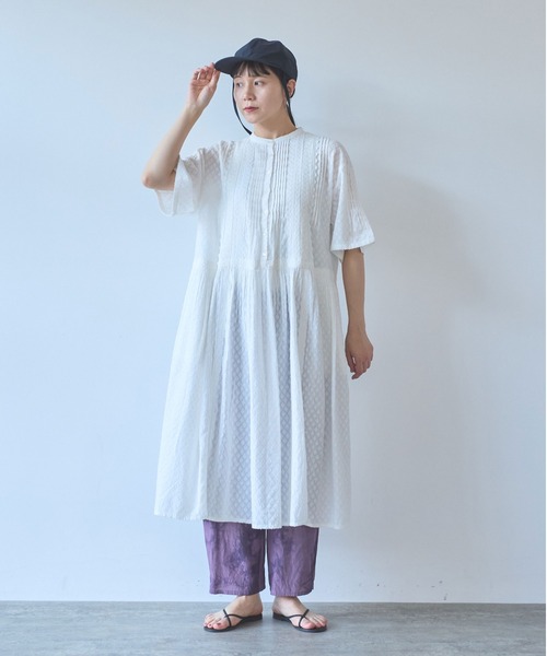 yuni(ユニ )の「△Flower JQ×lace one-piece(ワンピース・レディース・ホワイト・FREE)」の2枚目の写真