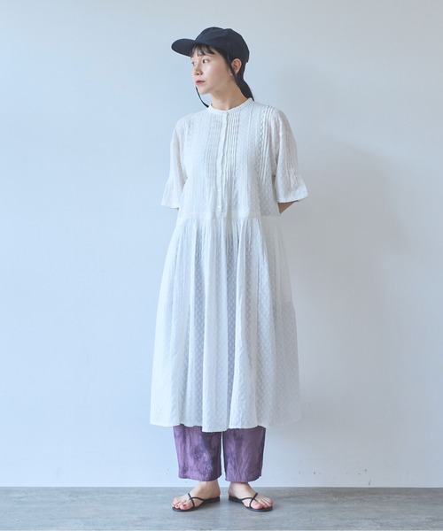 yuni(ユニ )の「△Flower JQ×lace one-piece(ワンピース・レディース・ホワイト・FREE)」の3枚目の写真