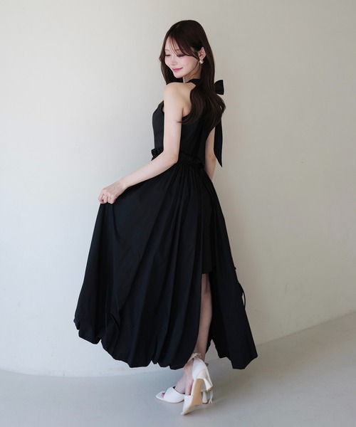 EIMY ISTOIRE(エイミーイストワール)の「LYRA DRESS(ワンピース・レディース・ブラック/ホワイト/ベージュ・36/38/34)」の14枚目の写真