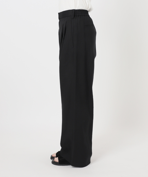 JOURNAL STANDARD(ジャーナルスタンダード)の「リネンライクロングスラブパンツ(その他パンツ・レディース・ブラック/ベージュ・38/36)」の6枚目の写真