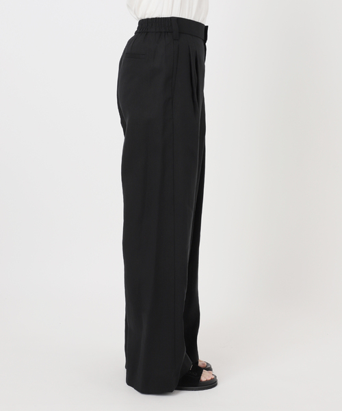 JOURNAL STANDARD(ジャーナルスタンダード)の「リネンライクロングスラブパンツ(その他パンツ・レディース・ブラック/ベージュ・38/36)」の8枚目の写真