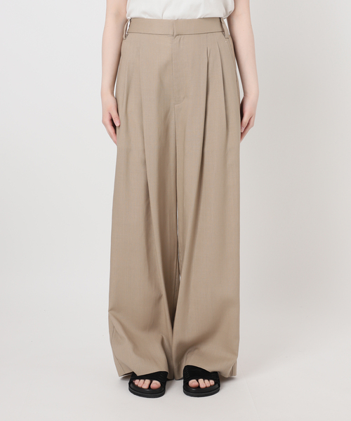 JOURNAL STANDARD(ジャーナルスタンダード)の「リネンライクロングスラブパンツ(その他パンツ・レディース・ブラック/ベージュ・38/36)」の16枚目の写真