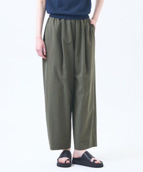 MACKINTOSH PHILOSOPHY(マッキントッシュ フィロソフィー)の「ギャザーコクーンパンツ(その他パンツ・レディース・ダークネイビー/カーキ・36/38)」の1枚目の写真