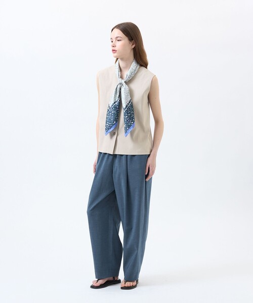 MACKINTOSH PHILOSOPHY(マッキントッシュ フィロソフィー)の「ギャザーコクーンパンツ(その他パンツ・レディース・ダークネイビー/カーキ・36/38)」の4枚目の写真