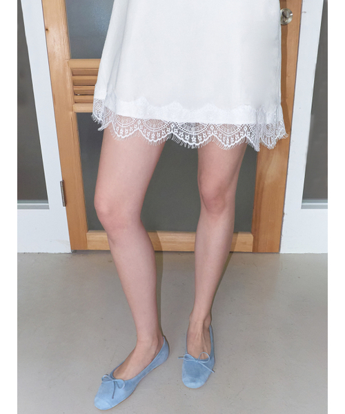 ETMON(エトモン)の「Double Lace Slip Dress, Ivory(ワンピース・レディース・その他・F)」の2枚目の写真