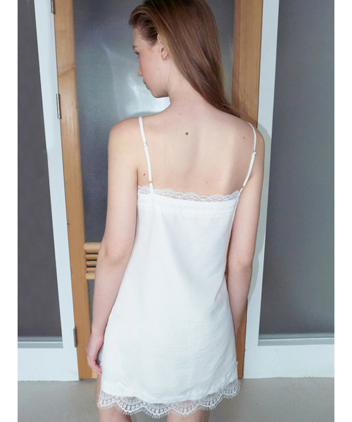 ETMON(エトモン)の「Double Lace Slip Dress, Ivory(ワンピース・レディース・その他・F)」の3枚目の写真