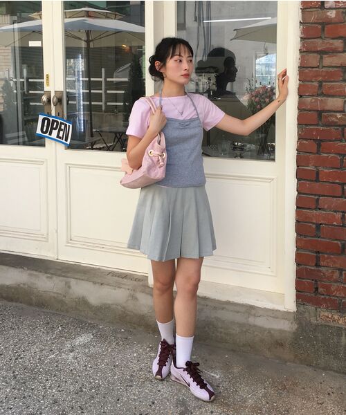 CELITAILS(セリテールズ)の「HALTER NECK LAYERED T-SHIRT SET_PINK(Tシャツ/カットソー・レディース・その他・FREE)」の4枚目の写真
