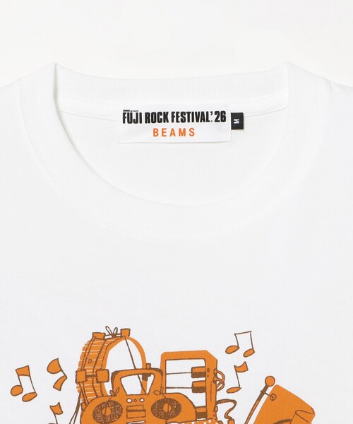 BEAMS(ビームス)の「〈MEN〉FUJI ROCK FESTIVAL'26 / Elijah Anderson / Hike TEE(Tシャツ/カットソー・メンズ・ホワイト・M/L/XL/XXL)」の2枚目の写真