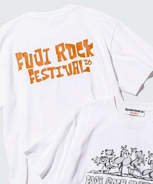 BEAMS(ビームス)の「〈MEN〉FUJI ROCK FESTIVAL'26 / Elijah Anderson / Hike TEE(Tシャツ/カットソー・メンズ・ホワイト・M/L/XL/XXL)」の2枚目の写真