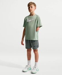 NIKE（ナイキ）の「《セットアップ対応商品》ナイキ マルチ ジュニア (ボーイズ) Dri-FIT ニットショートパンツ / Nike Multi Big Kids' (Boys') Dri-FIT Knit Shorts IF2502-084 Smoke Grey（その他パンツ）」
