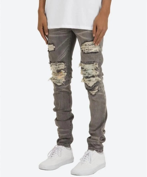 mnml/ミニマル/X284 MOTO SKINNY DENIM（デニムパンツ）｜mnml