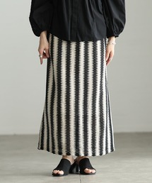 クロシェ編みロングスカート