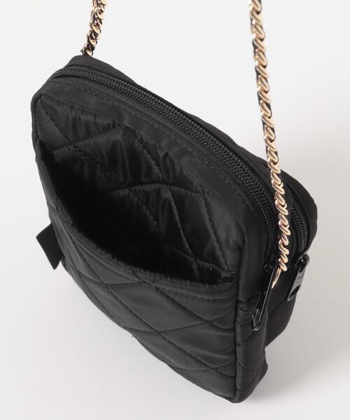 RODE SKO(ロデスコ)の「『別注』OUTDOOR PRODUCTS×hun RODESKO QUILTING CHAIN(ショルダーバッグ・レディース・ブラック/オフホワイト・-)」の19枚目の写真