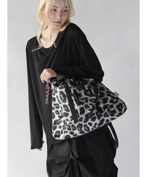 :ETHROF(イーサオブ)の「Fabric Color-Block Cord Tote Bag(トートバッグ・レディース・ブラック/グレー・FREE)」の10枚目の写真