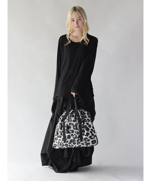 :ETHROF(イーサオブ)の「Fabric Color-Block Cord Tote Bag(トートバッグ・レディース・ブラック/グレー・FREE)」の12枚目の写真