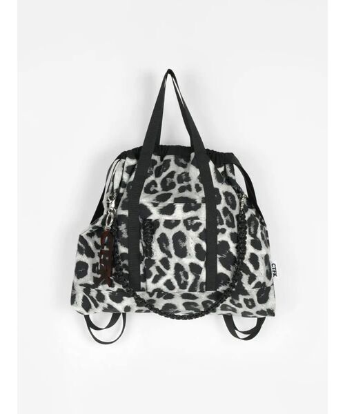 :ETHROF(イーサオブ)の「Fabric Color-Block Cord Tote Bag(トートバッグ・レディース・ブラック/グレー・FREE)」の17枚目の写真