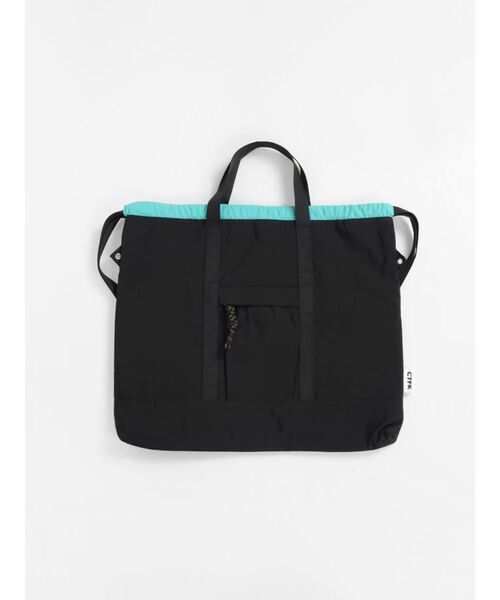 :ETHROF(イーサオブ)の「Fabric Color-Block Cord Tote Bag(トートバッグ・レディース・ブラック/グレー・FREE)」の18枚目の写真