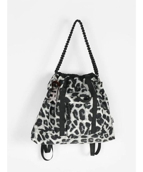 :ETHROF(イーサオブ)の「Fabric Color-Block Cord Tote Bag(トートバッグ・レディース・ブラック/グレー・FREE)」の19枚目の写真