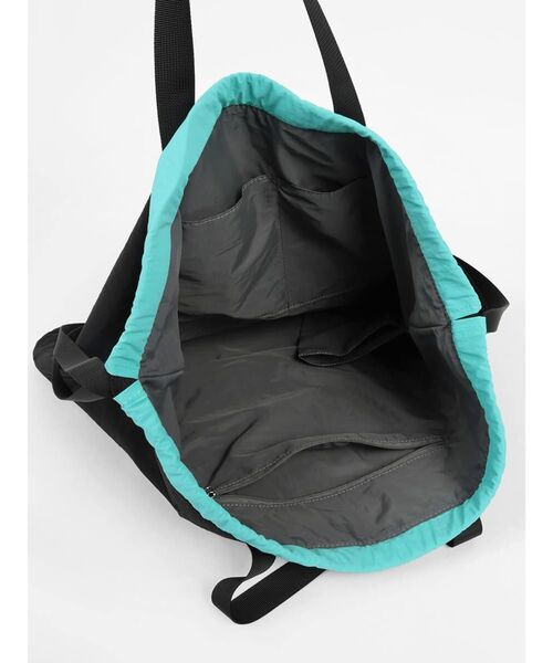 :ETHROF(イーサオブ)の「Fabric Color-Block Cord Tote Bag(トートバッグ・レディース・ブラック/グレー・FREE)」の21枚目の写真