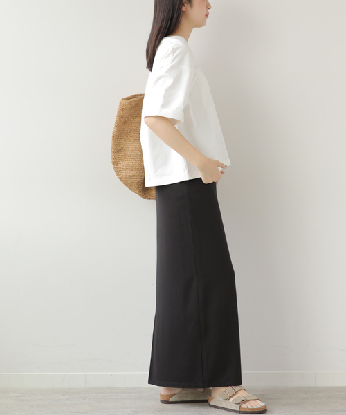 JOURNAL STANDARD relume(ジャーナルスタンダード レリューム)の「ワンポイント刺繍TEE(Tシャツ/カットソー・レディース・ホワイト/ブラック/ブラウン・FREE)」の9枚目の写真
