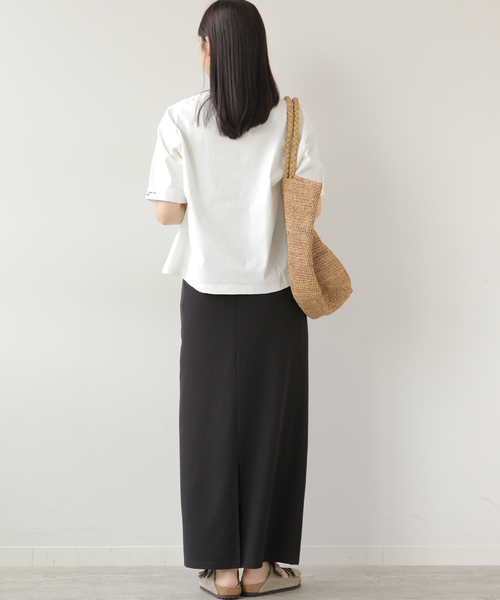 JOURNAL STANDARD relume(ジャーナルスタンダード レリューム)の「ワンポイント刺繍TEE(Tシャツ/カットソー・レディース・ホワイト/ブラック/ブラウン・FREE)」の10枚目の写真