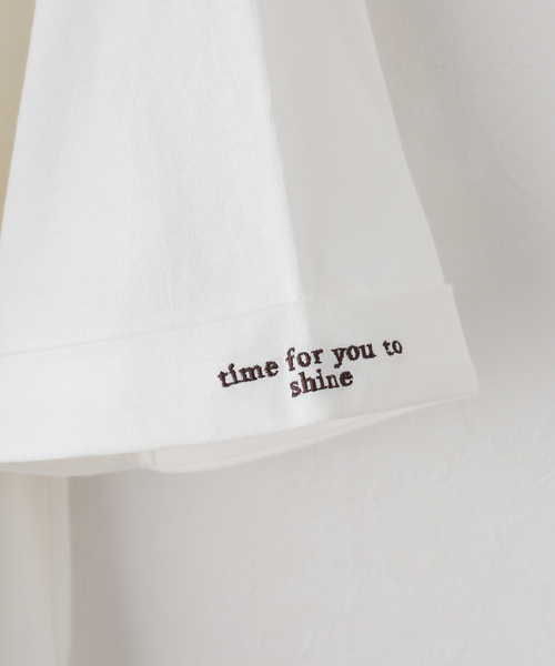 JOURNAL STANDARD relume(ジャーナルスタンダード レリューム)の「ワンポイント刺繍TEE(Tシャツ/カットソー・レディース・ホワイト/ブラック/ブラウン・FREE)」の18枚目の写真