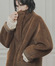 WHYTO.（ホワイト）の「「WHYTO. / ホワイト」standcollar boa coat（その他アウター）」