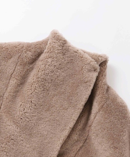WHYTO.(ホワイト)の「「WHYTO. / ホワイト」standcollar boa coat(その他アウター・レディース・ベージュ/オフホワイト/ブラウン・36/38)」の16枚目の写真
