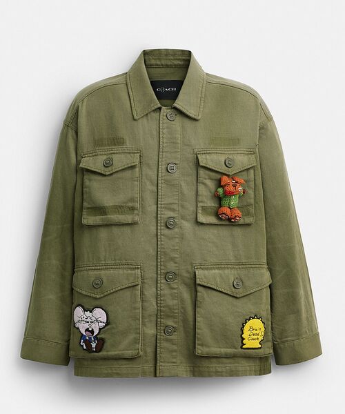 COACH(コーチ)の「【COACH | BRAIN DEAD】サープラス ジャケット(ブルゾン・メンズ・グリーン系その他・LARGE/MEDIUM/SMALL)」の2枚目の写真