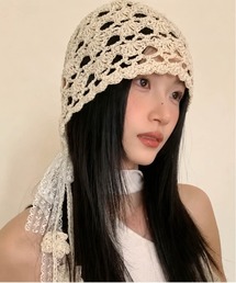 SORUTT（ソルト）の「【 SORUTT / ソルト 】 かぎ編みレース リボンデザインハット #（ハット）」