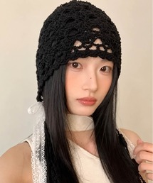 SORUTT（ソルト）の「【 SORUTT / ソルト 】 かぎ編みレース リボンデザインハット #（ハット）」