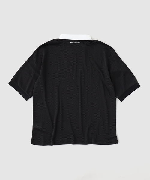 JOURNAL STANDARD(ジャーナルスタンダード)の「METALWOOD / メタルウッド QUARTER ZIP JERSEY ポロシャツ(ポロシャツ・メンズ・ブラック/アイボリー・LARGE/MEDIUM)」の3枚目の写真