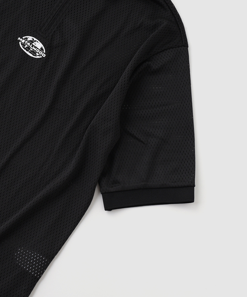 JOURNAL STANDARD(ジャーナルスタンダード)の「METALWOOD / メタルウッド QUARTER ZIP JERSEY ポロシャツ(ポロシャツ・メンズ・ブラック/アイボリー・LARGE/MEDIUM)」の5枚目の写真