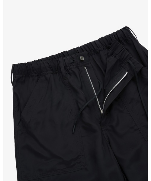 FRONT 11201（フロントワンワントゥーオーワン）の「Summer Rayon Easy Fatigue Pants（その他パンツ・メンズ・ブラック/ネイビー・S/L/XL/M）」の4枚目の写真