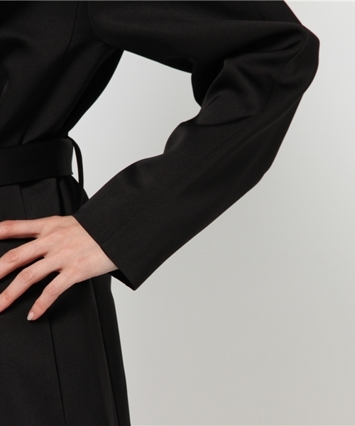 FIGARO Paris（フィガロパリ）の「プレシャスタフタ コート◆（その他アウター・レディース・ベージュ/ブラック・36/38）」の7枚目の写真