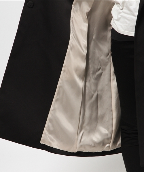 FIGARO Paris（フィガロパリ）の「プレシャスタフタ コート◆（その他アウター・レディース・ベージュ/ブラック・36/38）」の10枚目の写真