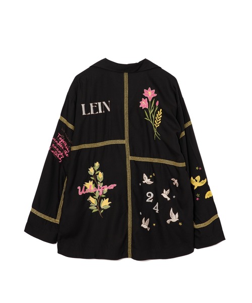 LEIN(リーン)の「お絵描きパッチワーク刺繍シャツ(シャツ/ブラウス・レディース・ブラック/オフホワイト・1/2)」の21枚目の写真