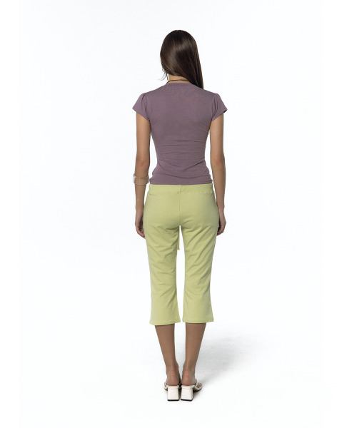 KASHIKO(カシコ)の「Low-Slung Capri Pants Lime(スウェットパンツ・レディース・その他・MEDIUM/SMALL)」の5枚目の写真