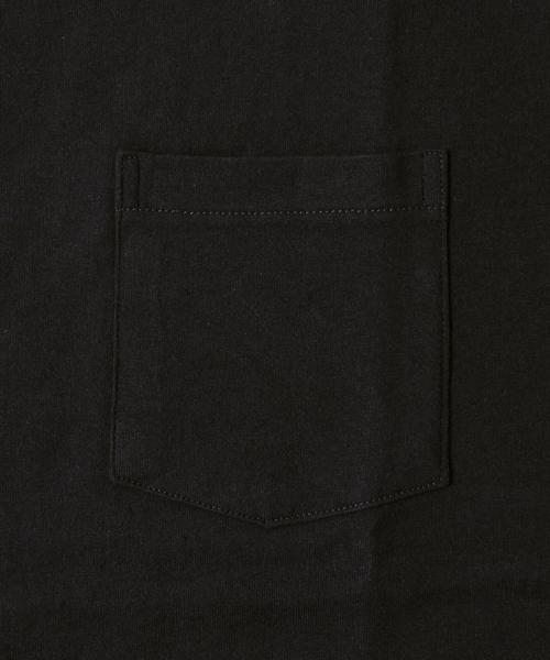 FRUIT OF THE LOOM（フルーツオブザルーム）の「【WEB限定】FRUIT OF THE LOOM(フルーツオブザルーム) 別注クルーネックT2枚組(ブラック・ブラックボーダー)（Tシャツ/カットソー・メンズ・ブラック系その他・X-LARGE/SMALL/LARGE/MEDIUM）」の3枚目の写真