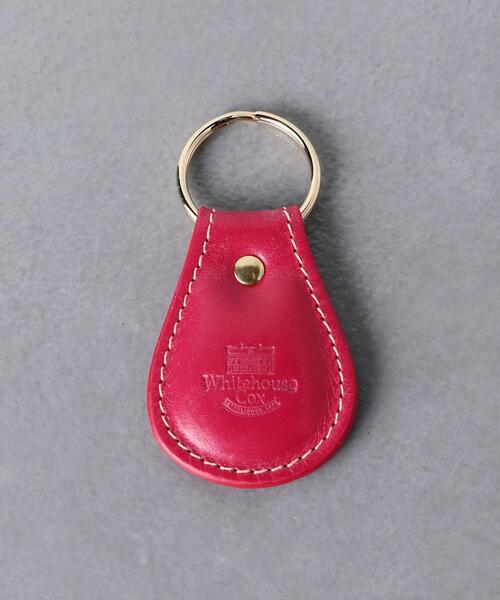 WHITE HOUSE COX（ホワイトハウスコックス）の「＜Whitehouse Cox(ホワイトハウスコックス）＞  S668BL-KEY FOB（キーホルダー・メンズ・ブラック/ベージュ/ダークブラウン/レッド/ダークグリーン/ネイビー・FREE）」の6枚目の写真